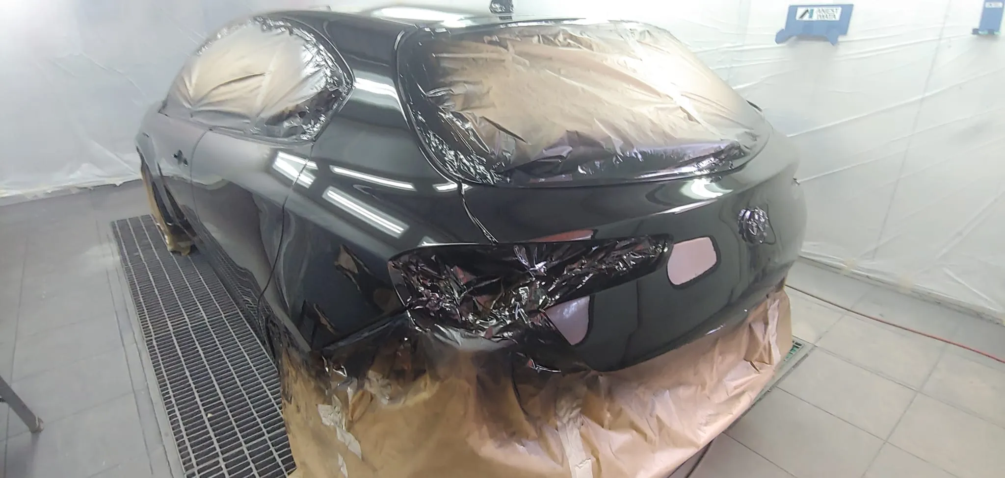 Verniciatura a forno in cabina con vernici Glasurit, Autocarrozzeria Destro Agrigento